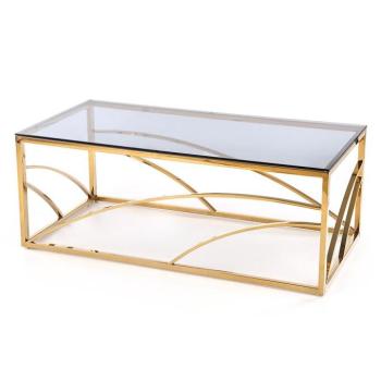 Dohányzóasztal Universe füstölt/arany kép