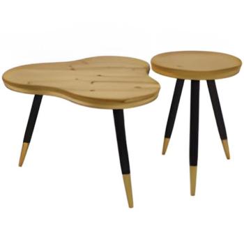 Egy padkészlet Akim 10794 tölgy/fekete kép