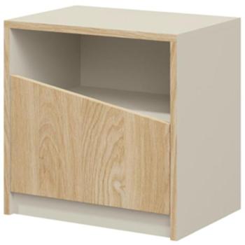 Éjjeliszekrény Aston 6  Szürke Bézs/Olajozott Tölgy kép