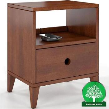 Éjjeliszekrény bükkfa  skandica sund/dió kép