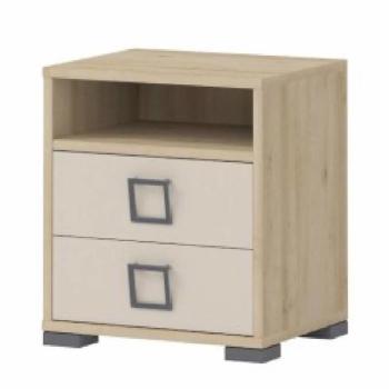 Éjjeliszekrény Kiki NS2-BK/KI-01 beech/sand kép