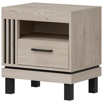 Éjjeliszekrény Mati Mi19 tölgy Crem/Cz kép