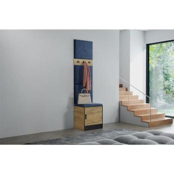 Előszobafal bútor Roj 10 craft + Kronos 09 Kék kép