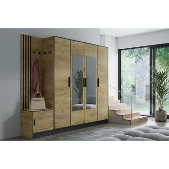 Előszobafal bútor Roj Plus 14 craft kép