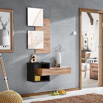 Előszobafal Easy II WTZ EY2  wotan/fekete kép