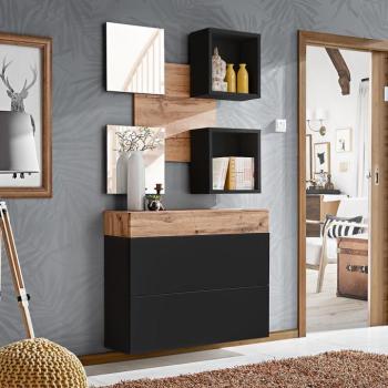 Előszobafal Easy V WTZ EY5  wotan/fekete kép