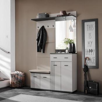 Előszobafal Hugo VI Cc Hg6+P2 Párna Kasmír/Fekete kép