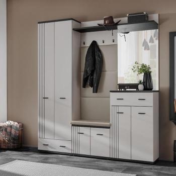 Előszobafal Hugo VII Cc Hg7+P2 Párna Kasmír/Fekete kép