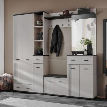 Előszobafal Hugo VIII Cc Hg8 Kasmír/Fekete kép