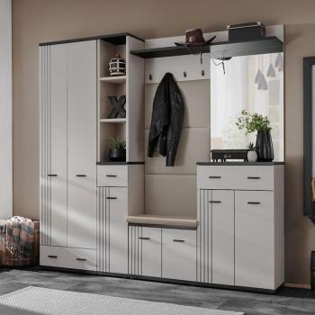 Előszobafal Hugo VIII Cc Hg8+P2 Párna Kasmír/Fekete kép