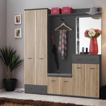 Előszobafal MARCO III artisan/antracit anas mc3 kép