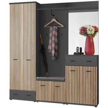 Előszobafal MARCO III + P artisan/antracit anas mc3+p kép