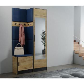 Előszobafal nábytok Roj 11 craft + Kronos 09 kék kép