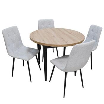 Étkező készlet 1+4 Matylda artisan/fekete kép