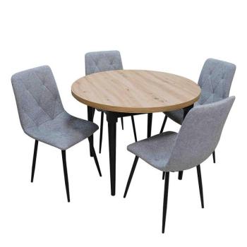 Étkező készlet 1+4 Pluto artisan/fekete kép