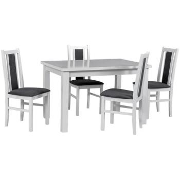 Étkező készlet KPL 1+4 BOSS 14 fehér/szürke kép