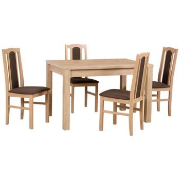 Étkezőgarnitúra 1+4 BOSS 7 tölgy sonoma 6 kép