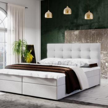 Fado II Boxspring ágy matraccal 140x200 (Bonell) fehér kép