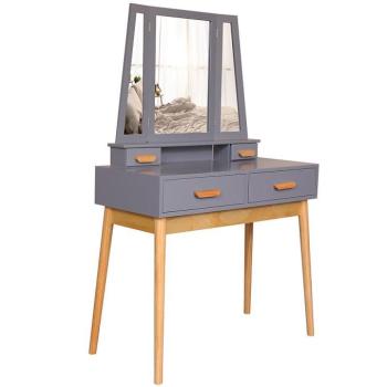 Fésülködő asztal Sylvia 014 9513 szürke/természetes kép