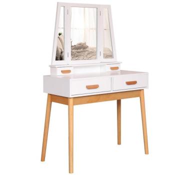 Fésülködő asztal Sylvia 015 9514 fehér/természetes kép