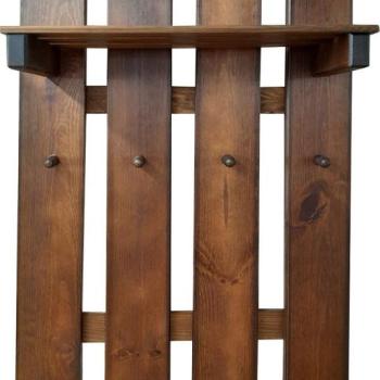 Fogas polccsal 4 fém fogantyús tölgy kép