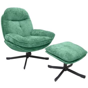 Fotel Karmen lábtartóval zöld kép