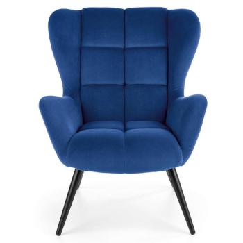 Fotel Tyrion sötétkék/fekete kép