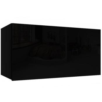 Függő szekrény Izumi-31-BL fekete mat/fényes kép