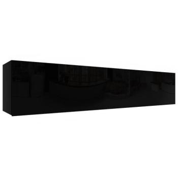 Függő szekrény Izumi-34-BL fekete mat/ fényes kép