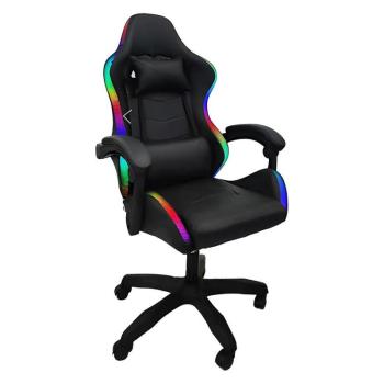 Gamer szék DS90122P fekete/RGB kép