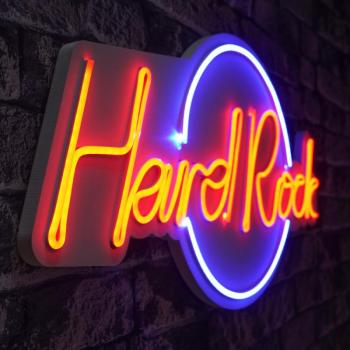 Hard Rock - Blue, Red Dekoratív műanyag LED világítás 60x2x32 Kék-Piros kép