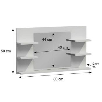 Haro L5 Fürdőszoba tükrös polc - fehér kép