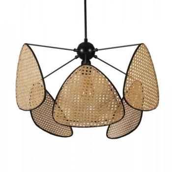 Hera 8706-2 Enteriőr dizájn Csillár Rattan 55x55x90 cm kép