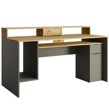 Íróasztal 1d1sz 60 Nfsc B Grafit Rex kép