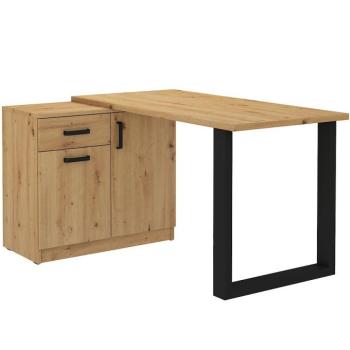 Íróasztal Alacsony komóddal Malta Tölgy Artisan (tábla 28mm) Typ 130 kép