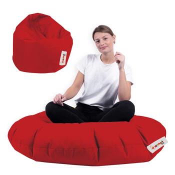 Iyzi 100 Cushion Pouf - Red Babzsákfotel 65x65 Piros kép