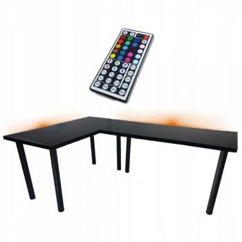 Játék Íróasztal Sarok Low Fekete 202x136x2.8 Modell 1 kép