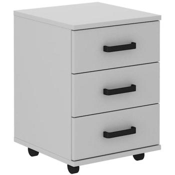 Kerekes szekrény 3s Malta Világos szürkeTyp 201 kép