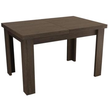 Kinyitható asztal kicsi Indianapolis 120/160x80cm sötét kőrisfa kép