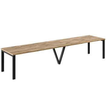 Kinyitható asztalok 130-405 cm Titan tölgy Wotan kép