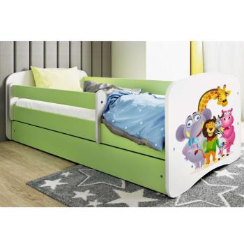 Kocot Kids Babydreams Ifjúsági ágy ágyneműtartóval - Állatok - Tö... kép