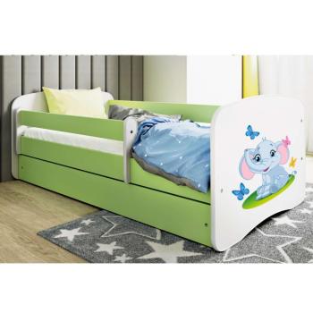 Kocot Kids Babydreams Ifjúsági ágy ágyneműtartóval - Elefánt - Tö... kép