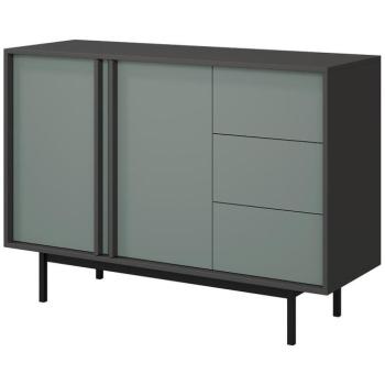 Komód 120 Alsy 7 Aloé/Antracit kép