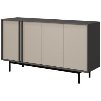 Komód 160 Alsy 6 Világos bézs/Antracit kép