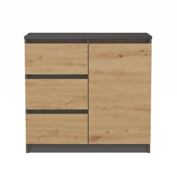 Komód 1D3S AntracitArtIsan kép