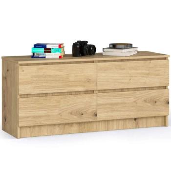 Komód - Akord Furniture K120-4 - arany tölgy kép