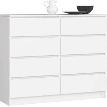 Komód - Akord Furniture K120-8 - fehér kép