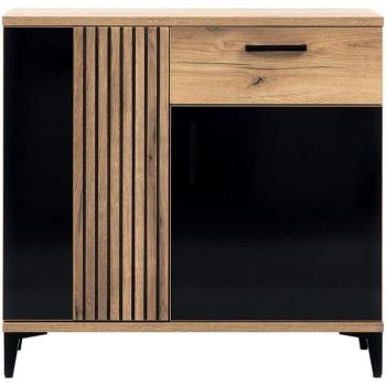 Komód Aris As02 Tölgy/Fekete kép