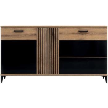 Komód Aris As03 Tölgy/Fekete kép