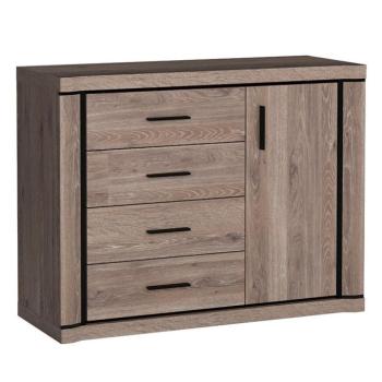 Komód Dallas D3 csomós tölgy kép